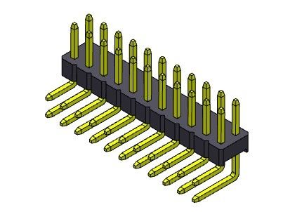 ТИП 2 *2PIN двойной строки соединителя 2.00mm заголовка Pin прямоугольное к 2*40PIN H=2.00MM