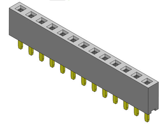 тип соединитель 1*2PIN погружения строки соединителя заголовка PCB 2.54mm одиночный к 1*40PIN