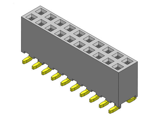 Женское ТИП 2 *2PIN строки SMT соединителя 2.00mm заголовка двойное к 2*40PIN H=6.35mm