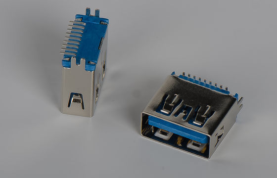 1.0Amp высокоскоростной Usb 3,0 тип вертикали 180° SMT соединителя 11.5mm