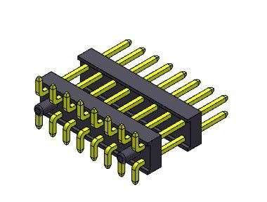 ТИП строк SMT соединителя 2.54mm заголовка Pin двойной с колышками 2*2PIN к 2*40PIN
