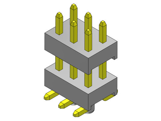 ТИП строк SMT соединителя 2.54mm заголовка Pin двойной с колышками 2*2PIN к 2*40PIN