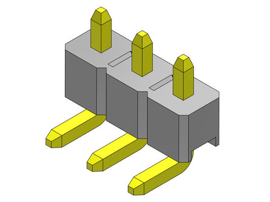 ТИП 1 *2PIN одиночной строки соединителя 2.54mm заголовка Pin ПРЯМОУГОЛЬНЫЙ к 1*40PIN H=2.54mm