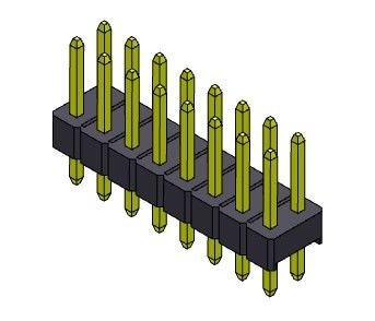 ТИП 2 *2PIN ПОГРУЖЕНИЯ строки соединителя 2.54mm заголовка Pin двойное к 2*40PIN H=2.54MM
