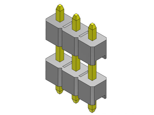 ТИП 1 *2PIN двойной строки соединителя 2.54mm заголовка Pin прямой к 1*40PIN