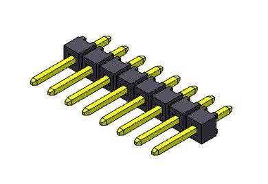 ТИП 1 *2PIN ПОГРУЖЕНИЯ строки соединителя 2.54mm заголовка Pin одиночный к 1*40PIN H=2.54MM