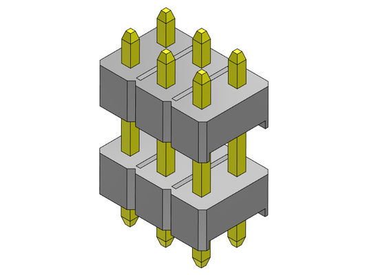 ТИП 2 *2PIN ПОГРУЖЕНИЯ строки заголовка 1000MΩ 2.54mm Pin двойное к 2*40PIN H=2.54MM