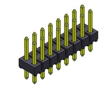 ТИП 2 *2PIN ПОГРУЖЕНИЯ строки соединителя 2.54mm заголовка Pin двойное к 2*40PIN H=2.54MM