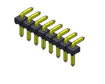ТИП 1 *2PIN одиночной строки соединителя 2.54mm заголовка Pin R/A к 1*40PIN H=2.54MM H=1.5MM