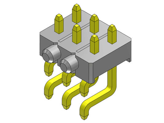 ТИП строки SMT соединителя 2.54mm заголовка Pin одиночный с колышками 2*2PIN к 2*40PIN H=2.54MM