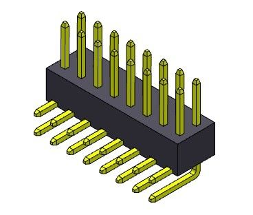 ТИП 2 *2PIN одиночной строки соединителя 2.54mm заголовка Pin R/A к 2*40PIN H=4.30MM