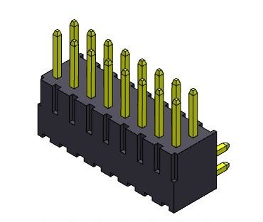 ТИП соединитель 2*2PIN одиночной строки 2.54mm R/A заголовка Pin к 2*40PIN H=7.40MM