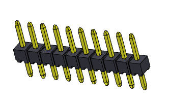 ТИП 1 *2PIN погружения строки соединителя 2.00mm заголовка Pin одиночный к 1*40PIN H=2.00MM