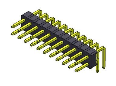 ТИП 2 *2PIN двойной строки соединителя 2.00mm заголовка Pin прямоугольное к 2*40PIN H=2.00MM
