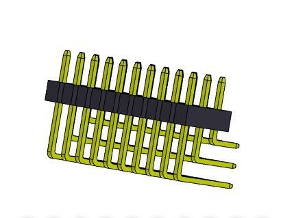 ТИП 3*2PIN тройной строки соединителя 2.00mm заголовка Pin прямоугольный к 3*40PIN H=2.00MM