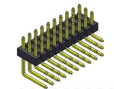 ТИП 3*2PIN тройной строки соединителя 2.00mm заголовка Pin прямоугольный к 3*40PIN H=2.00MM
