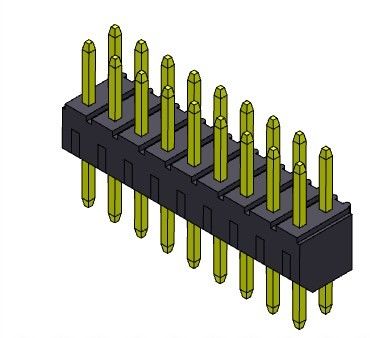 ТИП 2 *2PIN погружения строки соединителя заголовка PCB 2.00mm двойное к 2*40PIN H=4.00MM