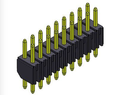 ТИП 2 *2PIN погружения строки соединителя заголовка PCB 2.00mm двойное к 2*40PIN H=4.00MM