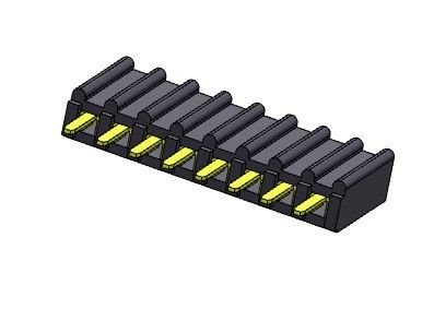 Женский ТИП 1 *2PIN погружения строки соединителя 2.54mm заголовка одиночный к 1*40PIN H=8.50mm
