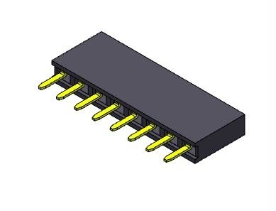 Женский ТИП 1 *2PIN погружения строки соединителя 2.54mm заголовка одиночный к 1*40PIN H=7.10mm