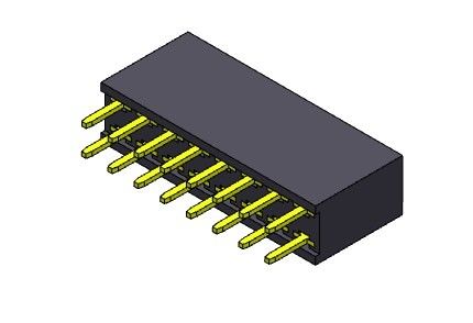 Женское ТИП 2 *2PIN погружения строки соединителя 2.54mm заголовка двойное к 2*40PIN H=8.50mm