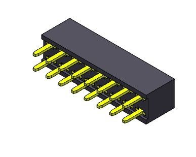 Женское ТИП 2 *2PIN погружения строки соединителя 2.54mm заголовка двойное к 2*40PIN H=5.65mm