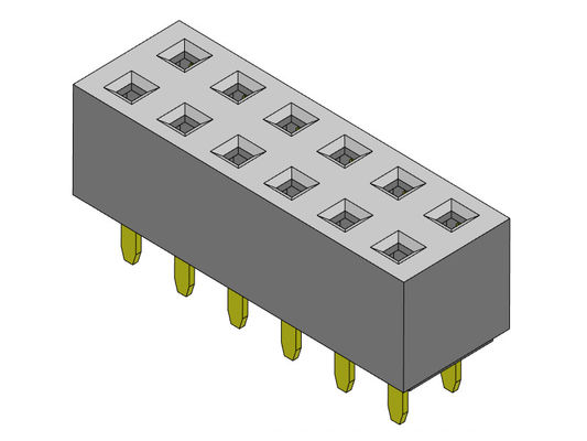 Женское ТИП 2 *2PIN погружения строки соединителя 2.54mm заголовка двойное к 2*40PIN H=5.00mm