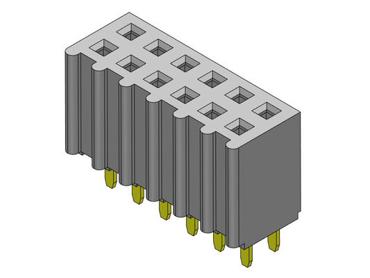 Женское ТИП 2 *2PIN погружения строки соединителя 2.54mm заголовка двойное к 2*40PIN H=8.50mm