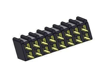 Женское ТИП 2 *2PIN погружения строки соединителя 2.54mm заголовка двойное к 2*40PIN H=8.50mm
