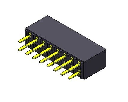 Женское ТИП 2 *2PIN погружения строки соединителя 2.54mm заголовка двойное к 2*40PIN H=8.50mm