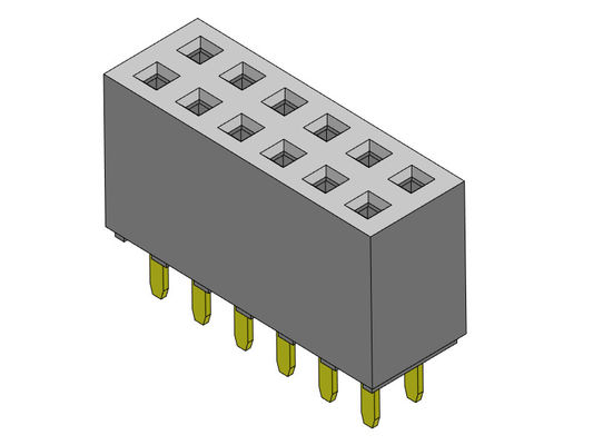 Женское ТИП 2 *2PIN погружения строки соединителя 2.54mm заголовка двойное к 2*40PIN H=8.50mm