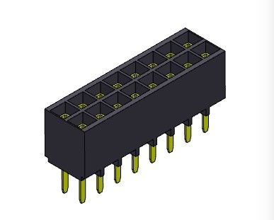 Женское ТИП 2 *2PIN погружения строки соединителя 2.54mm заголовка двойное к входу дна 2*40PIN H=6.80mm