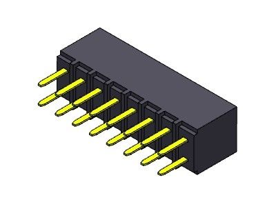 Женское ТИП 2 *2PIN погружения строки соединителя 2.54mm заголовка двойное к входу дна 2*40PIN H=6.80mm