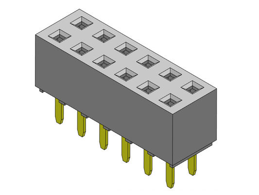 Женское ТИП 2 *2PIN погружения строки соединителя 2.54mm заголовка двойное к 2*40PIN H=5.60mm