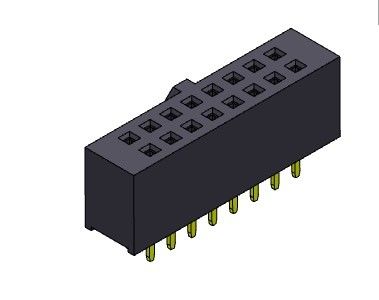 Двойное погружение строки ПЕЧАТАЕТ тангажу 2,54 Mm женский заголовок 2*2PIN к 2*40PIN