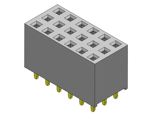 Тройной ТИП женский контактный разъем 2,54 Mm 3*3PIN погружения строки к 3*40PIN