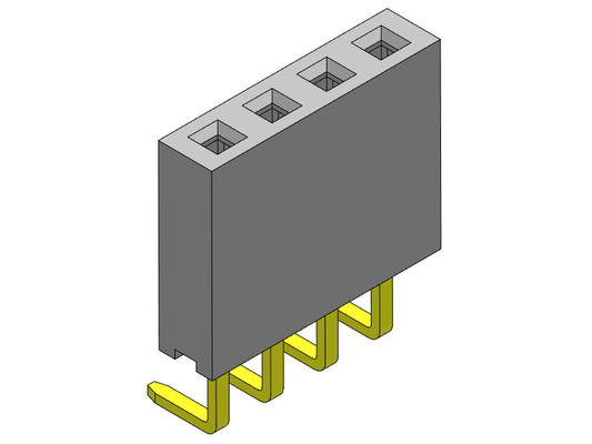 Женский ТИП 1 *2PIN погружения соединителя 2.54mm заголовка прямоугольный к 1*40PIN H=8.50mm