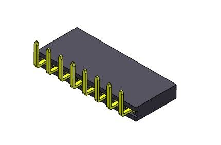 Женский ТИП 1 *2PIN погружения соединителя 2.54mm заголовка прямоугольный к 1*40PIN H=8.50mm
