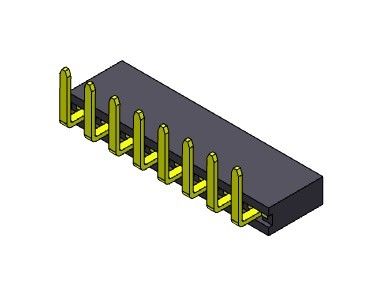 Женский ТИП 1 *2PIN погружения соединителя 2.54mm заголовка прямоугольный к 1*40PIN H=5.70mm