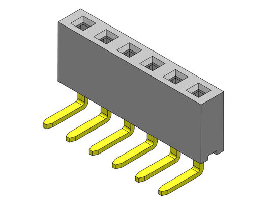 Женский ТИП 1 *2PIN погружения соединителя 2.54mm заголовка прямоугольный к 1*40PIN H=5.70mm