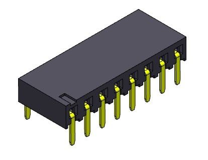 тип 1 *2PIN соединителя погружения входа строки 2.54mm одиночный к 1*40PIN H=3.40mm