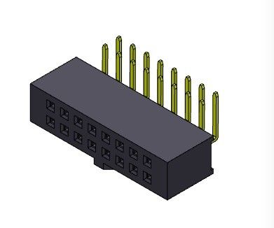 ТИП женский контактный разъем 2,54 Mm 2*2PIN двойной строки R/A к 2*40PIN H=8.50mm