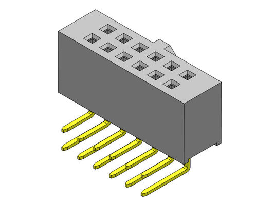 ТИП женский контактный разъем 2,54 Mm 2*2PIN двойной строки R/A к 2*40PIN H=8.50mm