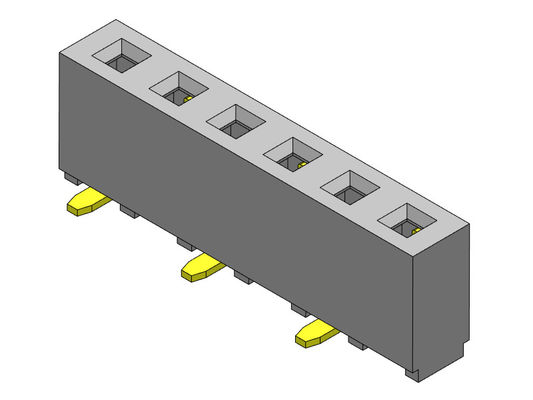 Женский ТИП 1 *2PIN строки SMT соединителя 2.54mm заголовка одиночный к 1*40PIN H=5.00mm