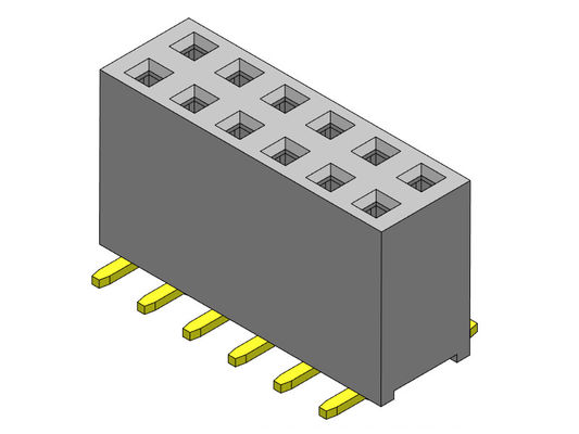 SMT ПЕЧАТАЮТ соединителям заголовка монтажной платы 2.54mm 2*2PIN к 2*40PIN H=8.50mm