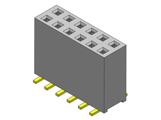 Женское ТИП 2 *2PIN строки SMT соединителя 2.54mm заголовка двойное к 2*40PIN H=11.00mm