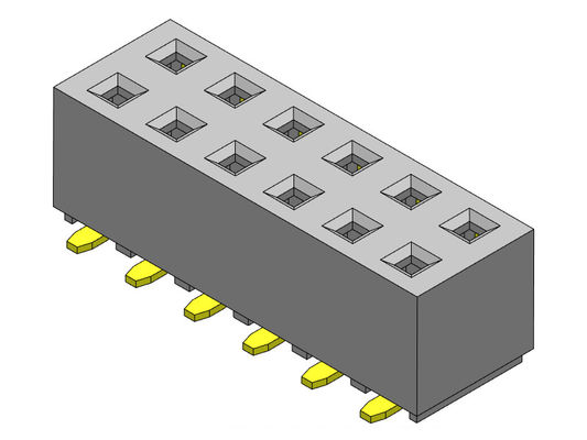 Женское ТИП 2 *2PIN строки SMT соединителя 2.54mm заголовка двойное к 2*40PIN H=5.00mm