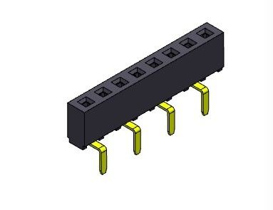 ТИП 1 *2PIN входа женской строки соединителя 2.54mm заголовка одиночной двойной к 1*40PIN H=5.00mm
