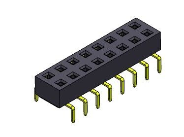 ТИП 2 *2PIN входа женской строки соединителя 2.54mm заголовка двойной двойное к 2*40PIN H=3.00mm