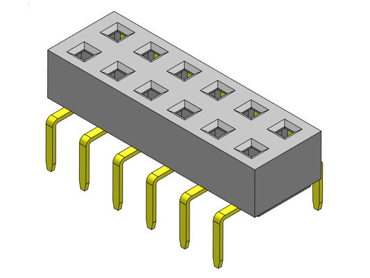 ТИП 2 *2PIN входа женской строки соединителя 2.54mm заголовка двойной двойное к 2*40PIN H=3.00mm